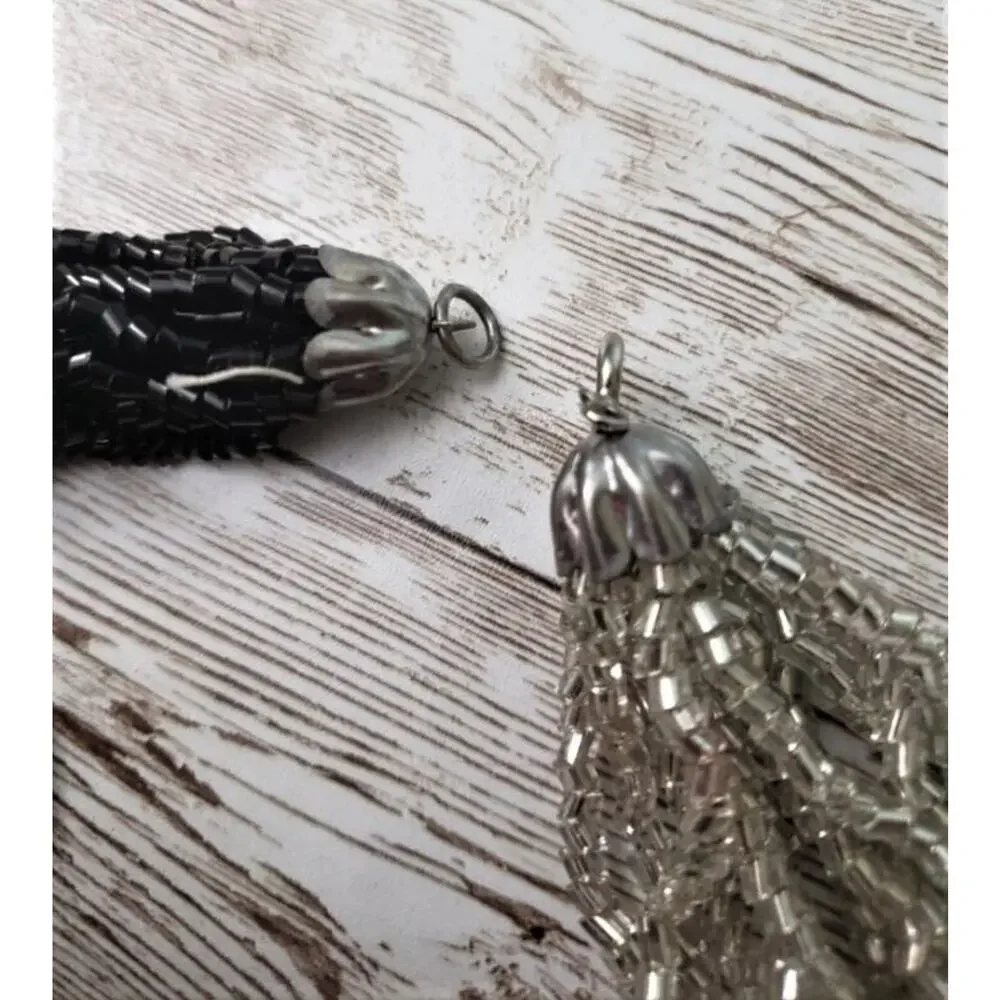 Vintage Statement Necklace - Contrasting Necklace Stunning Vintage Necklace